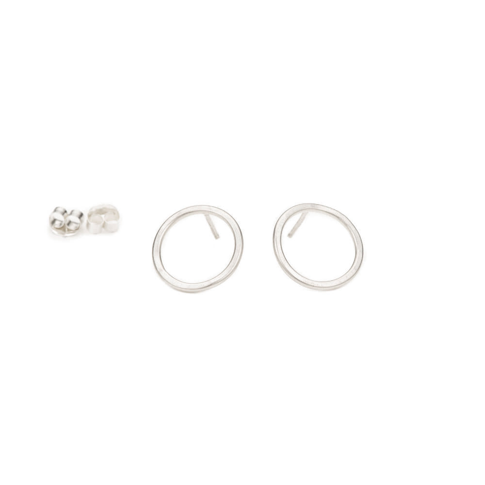 Circle Stud Earrings - Colleen Mauer Designs