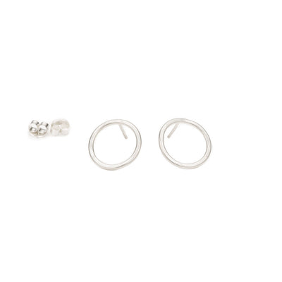 Circle Stud Earrings (MM) - Colleen Mauer Designs