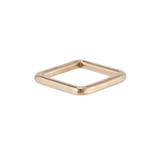 2.5mm Wide Solid Gold Ring