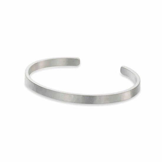 5mm Wide Silver Densa Cuff Bracelet