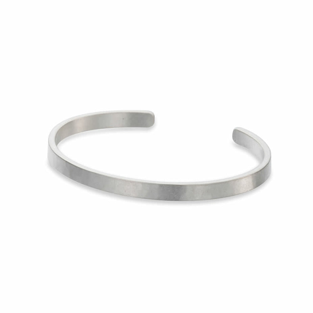 5mm Wide Silver Densa Cuff Bracelet