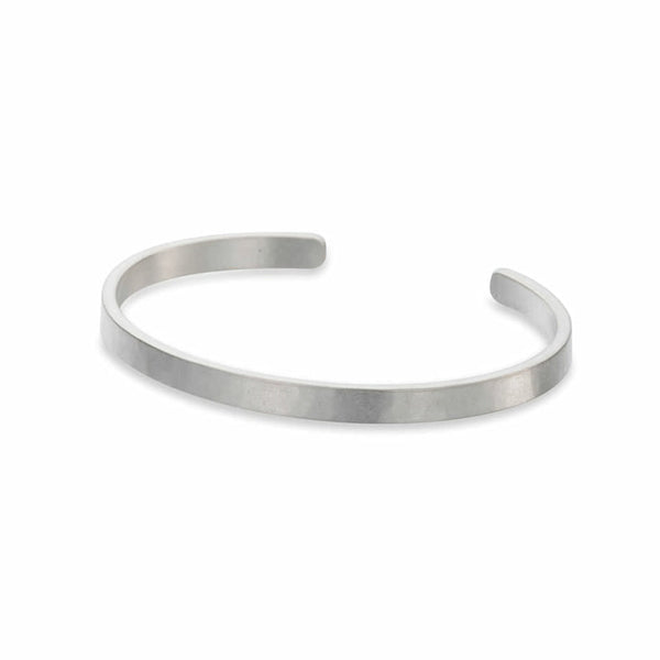 5mm Wide Silver Densa Cuff Bracelet