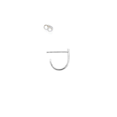 J Post Earring Single - Colleen Mauer Designs