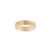 14k Gold Round Ring with Tiny Diamond - Colleen Mauer Designs
