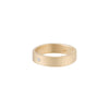 14k Gold Round Ring with Tiny Diamond - Colleen Mauer Designs