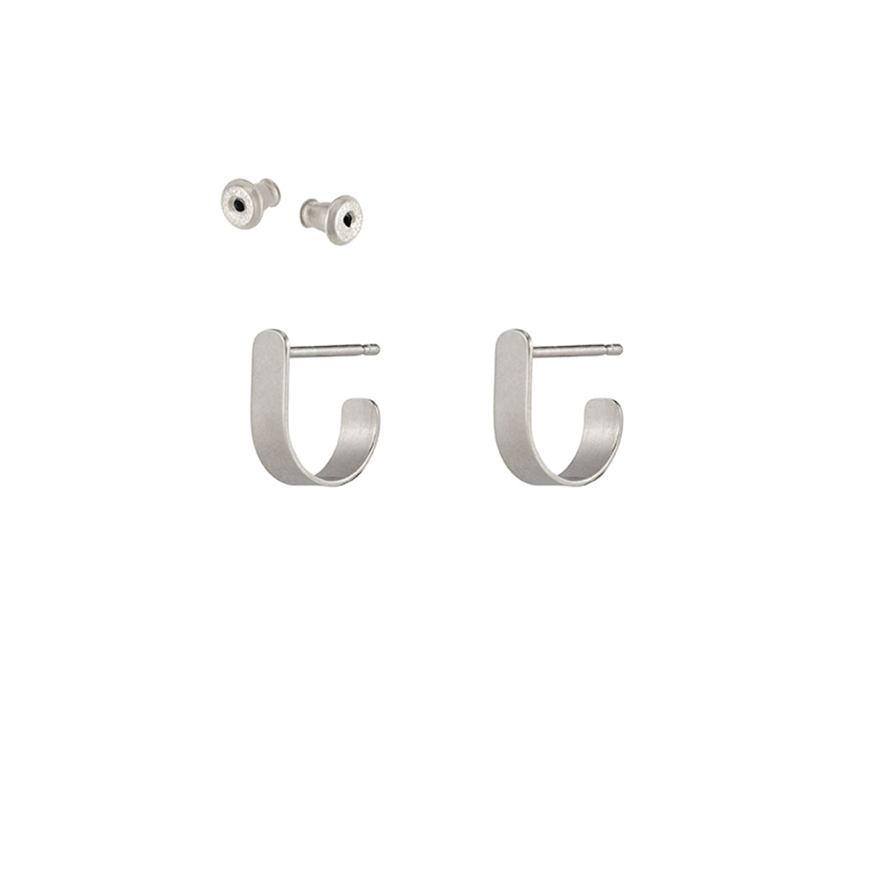 Wide J Post Earrings - Colleen Mauer Designs