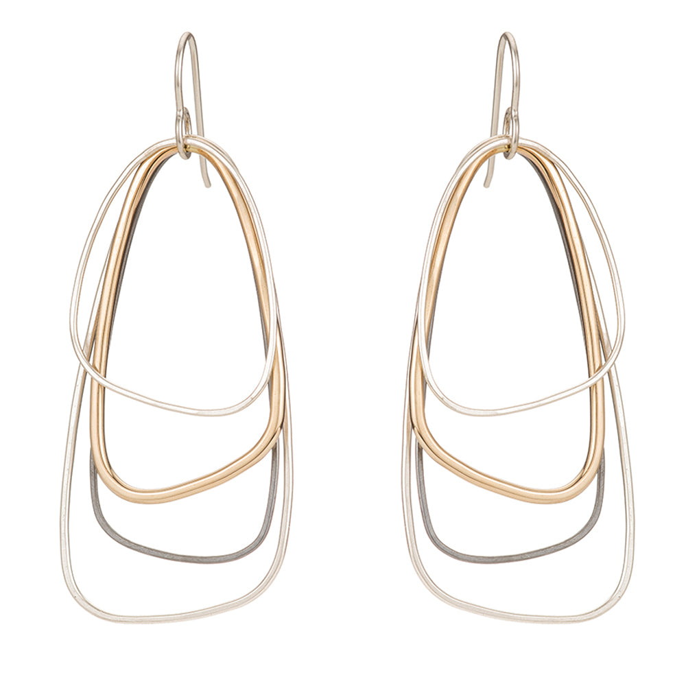 Multi-Triangle Earrings - Colleen Mauer Designs