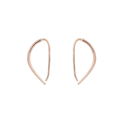 Mercury Pull-Through Hoop Earrings - Colleen Mauer Designs