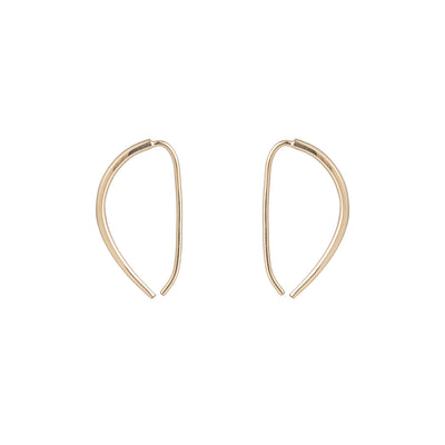 Mercury Pull-Through Hoop Earrings - Colleen Mauer Designs