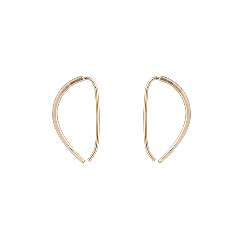 Mercury Pull-Through Hoop Earrings - Colleen Mauer Designs