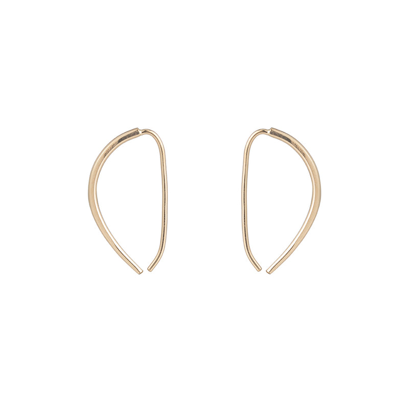 Mercury Pull-Through Hoop Earrings - Colleen Mauer Designs