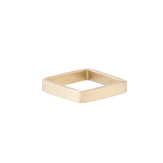4mm Wide Solid Gold Ring