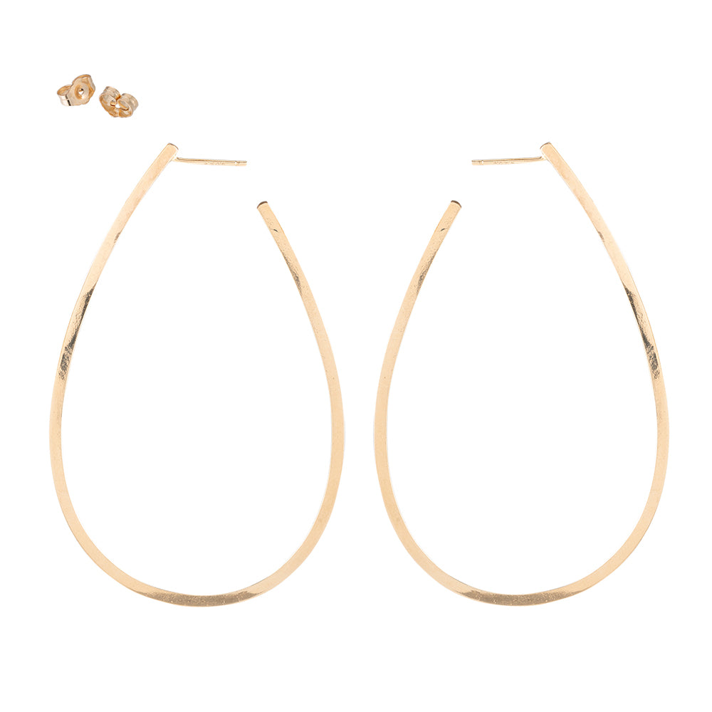 Saturn Hoop Earrings - Colleen Mauer Designs