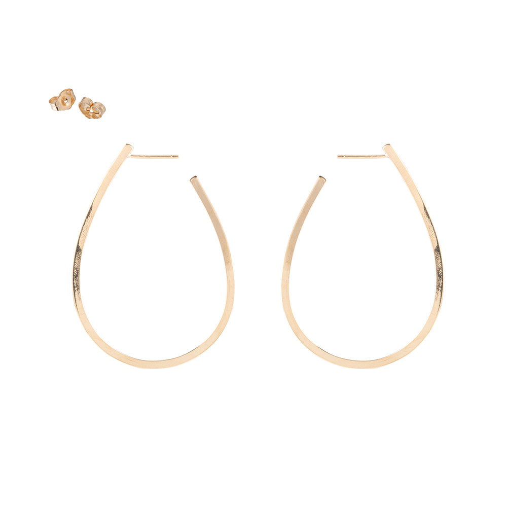 Saturn Hoop Earrings - Colleen Mauer Designs