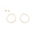 E351yg Pear Stud Earrings in Yellow Gold