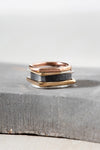 R50x.SQ.RND 5-Stack Mixed Shape Ring Stack