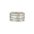 R53.RND-1.0 3-Stack Line & Diamond Stack Ring Set