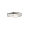 6mm Wide Silver Channel & Diamond Ring - Colleen Mauer Designs