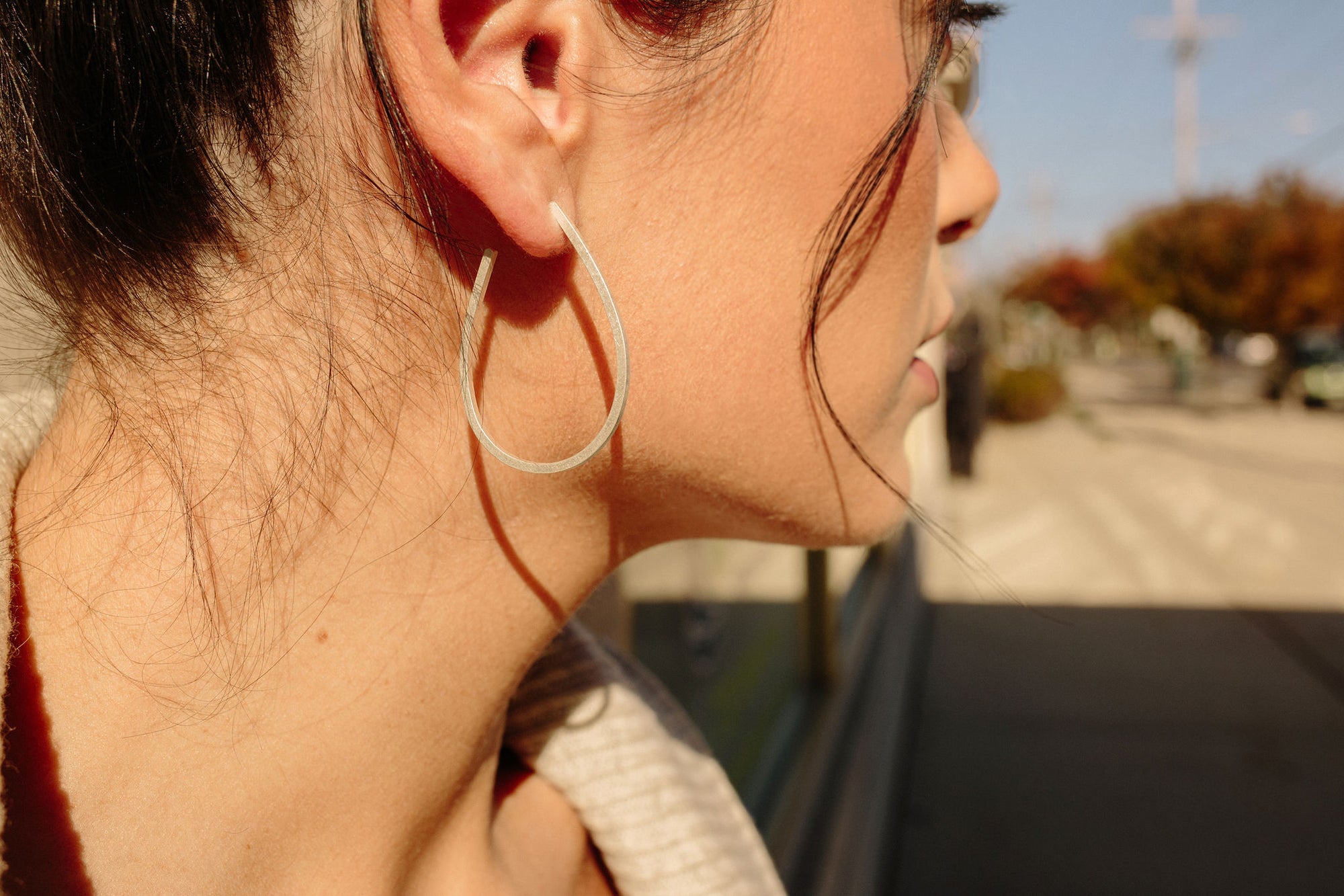 Saturn Hoop Earrings - Colleen Mauer Designs