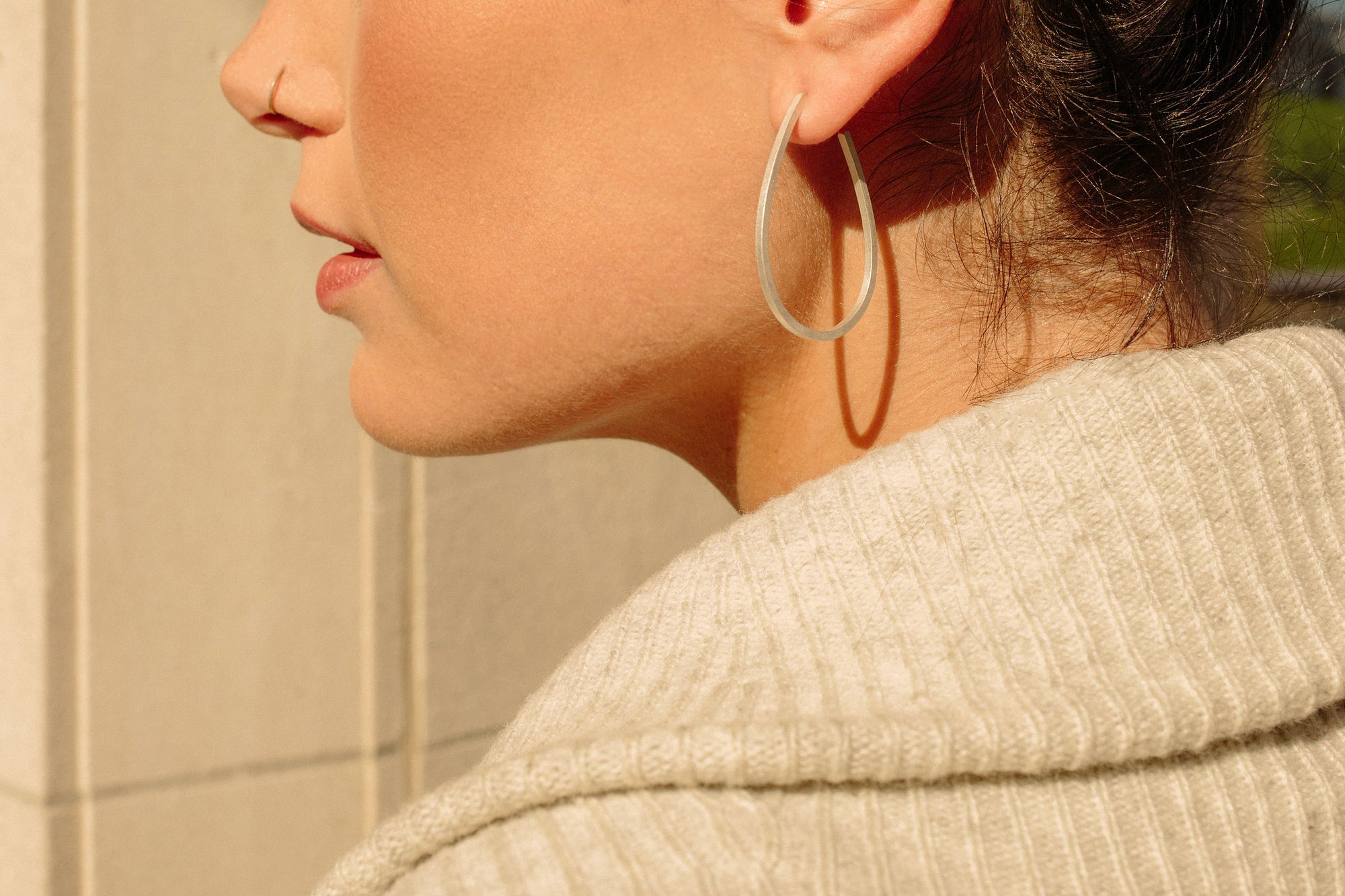 Saturn Hoop Earrings - Colleen Mauer Designs