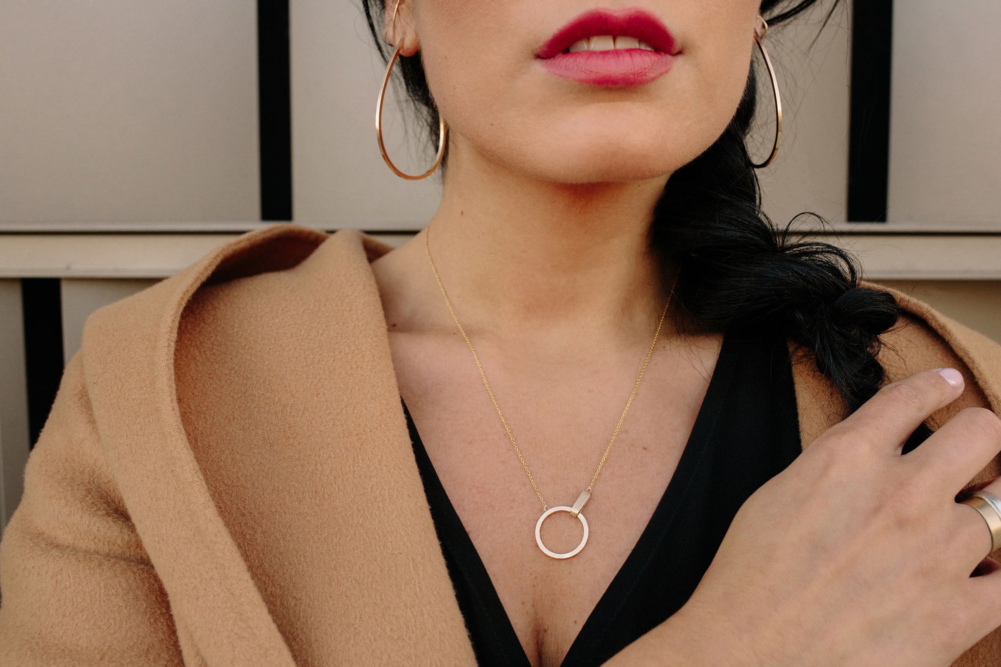 Saturn Hoop Earrings - Colleen Mauer Designs