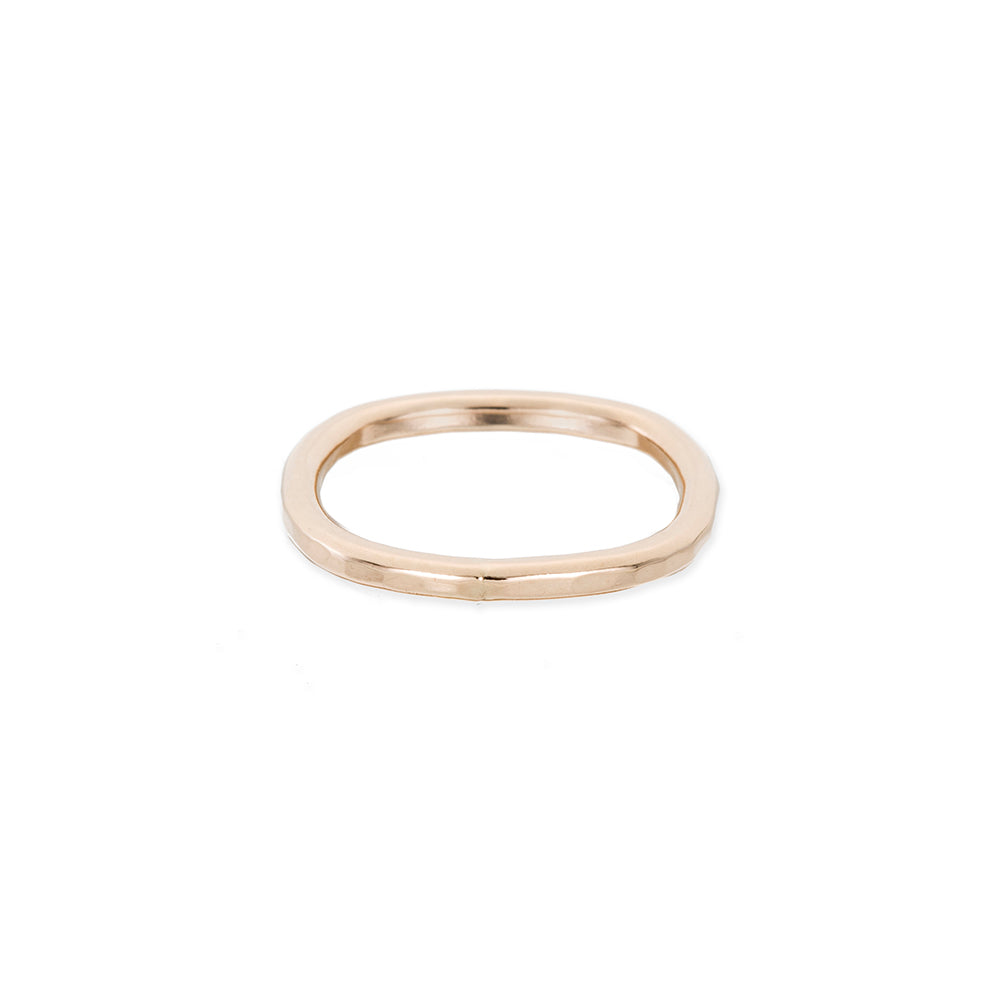 TGRS Thick Individual Stacking Ring in Yellow Gold