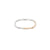 TTNRS Thin Two-Toned Mixed Metal Sterling Silver & Yellow Gold Round Ring