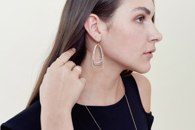 Multi-Triangle Earrings - Colleen Mauer Designs