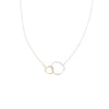 Silver & Gold Interlocking Necklace - Colleen Mauer Designs