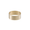 14k Gold Round Plane Ring - Colleen Mauer Designs