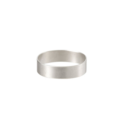 Sterling Silver Round Plane Ring - Colleen Mauer Designs