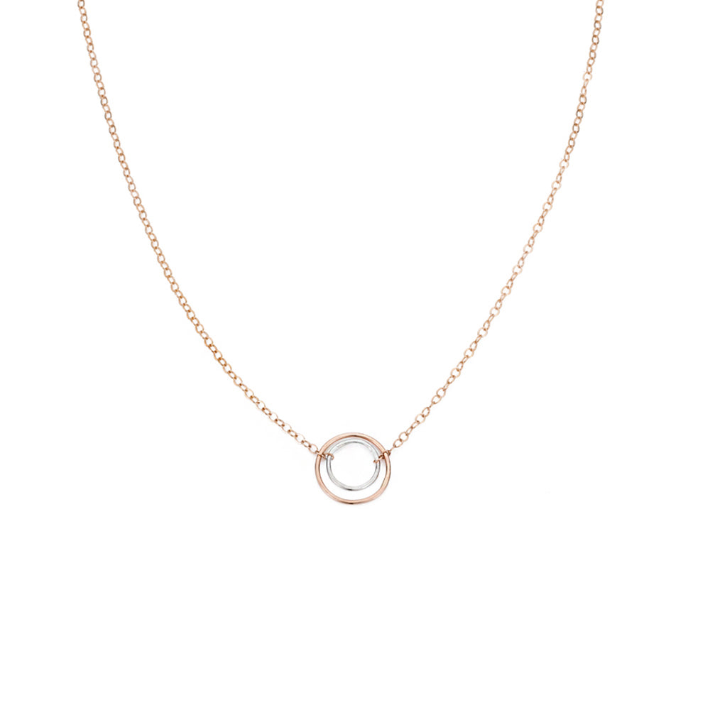 Silver & Gold Nesting Necklace