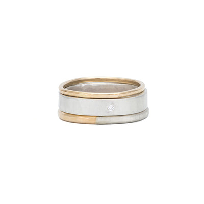 R49yg.RND-1.5 3-Stack Diamond Round Stack Ring in Yellow Gold
