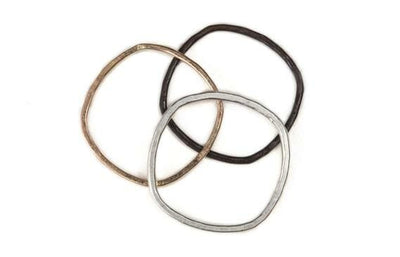 Thin Individual Round Stacking Rings from Colleen Mauer Designs