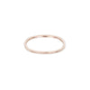 TNGRS.rg Thin Individual Round Stacking Ring in Rose Gold