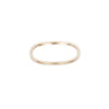 TNGRS Thin Individual Round Stacking Ring in Yellow Gold